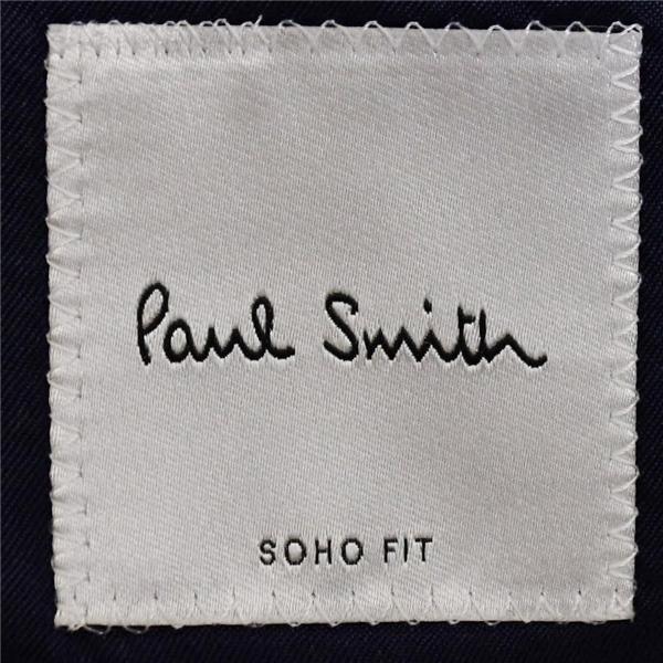 ポールスミス 伊製 ロロピアーナ 130's シルク混 2つボタン シングルスーツ M Y5 ダークグレー チェック ノータック PF-ST-81590  5XH048 | Paul Smith | 03