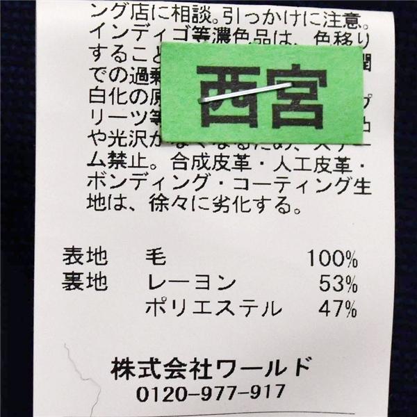 タケオキクチ 3ピース 2つボタン シングルスーツ S Y4 ダークネイビー ノータック 袖口4つ釦 開き見せ AH931-66303 合物 春夏秋  5XI005 | TAKEO KIKUCHI | 04