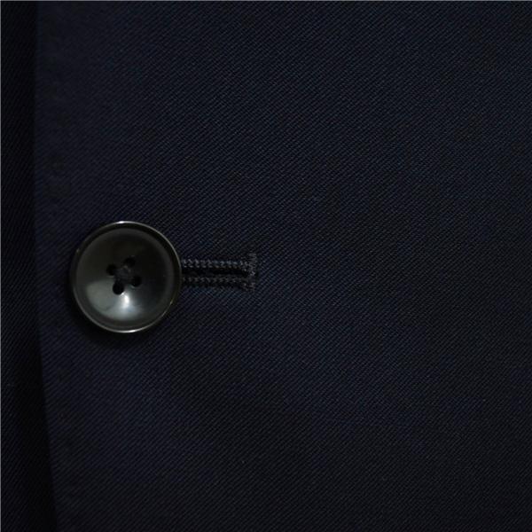 スーツセレクト 100's生地 2つボタン シングルスーツ S A4 ダークネイビー ノータック 袖口4つ釦 開き見せ BLR9403 夏物 春夏  5XI008 | SUIT SELECT | 02