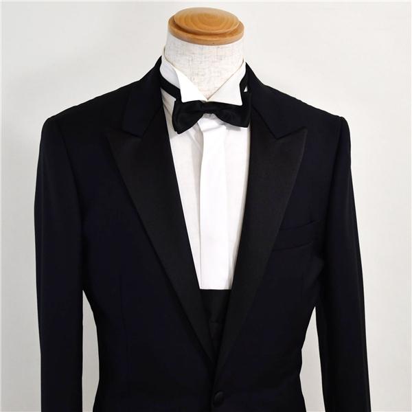 伊製 カノニコ Super110's生地 タキシードスーツ シングル 5点セット L A7 ダークネイビー 結婚 ウエディング ブライダル 57820  5XI039 | ブランド登録なし | 05