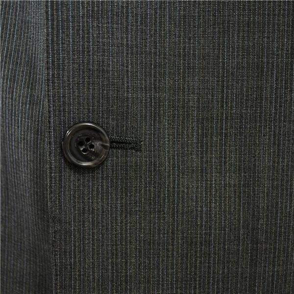 ブルックスブラザーズ 2つボタン シングルスーツ XL AB8 ダークグレー ストライプ 袖口3つ釦 開き見せ 19-01-8105-04-59 春夏  5XI044 |  | 02