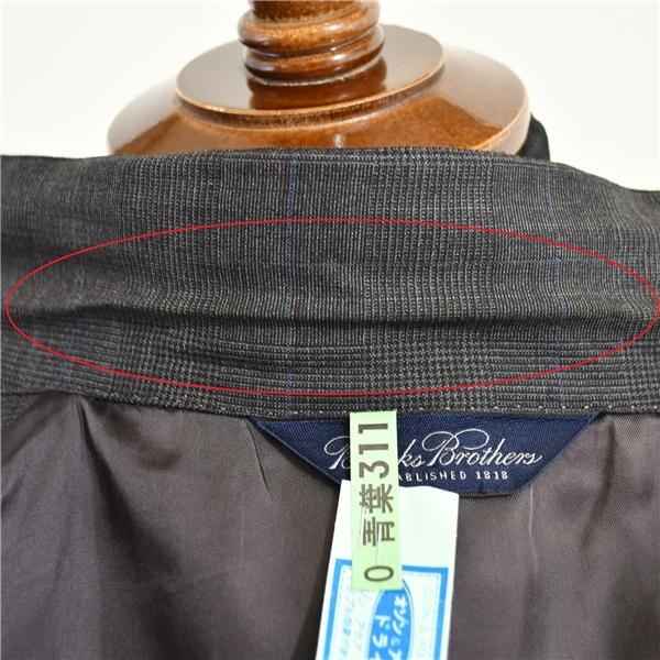 ブルックスブラザーズ 2つボタン シングルスーツ M AB5 ダークグレー グレンチェック 19-01-2610-04-56 夏物 春夏 薄手  5XI059 | BROOKS BROTHERS | 06