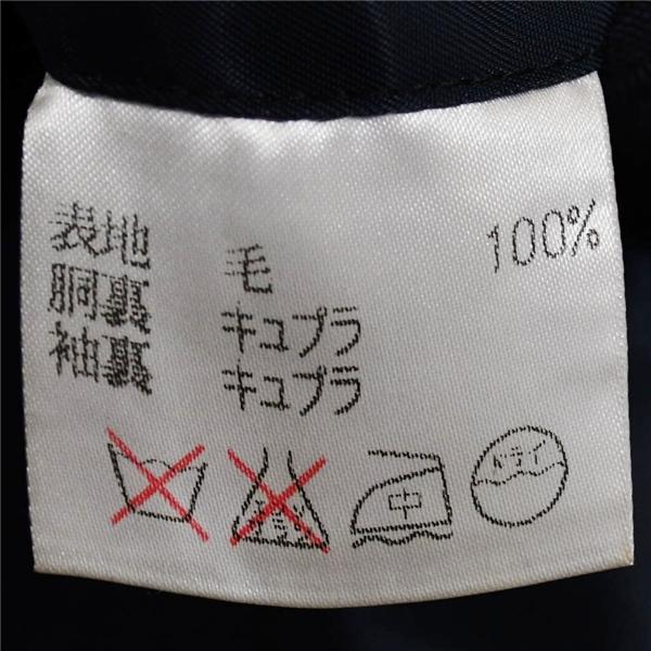 POLO ラルフローレン 3ピース 段返り 3つボタン シングルスーツ M A5 ダークネイビー ウインドペン 袖口4つ釦 開き見せ 合物 春秋  5XJ003 | POLO RALPH LAUREN | 04