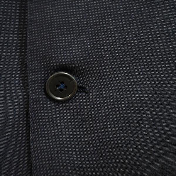 スーツカンパニー 2パンツ 2つボタン シングルスーツ M A6 ダークネイビー ノータック 袖口4つ釦 本切羽 AET010 夏物 春夏 薄手  5XJ014 | SUIT SQUARE | 02