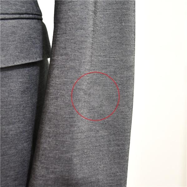 BEAMS HEART 2つボタン シングルスーツ M A6 ダークグレー ノータック 袖口4つ釦 開き見せ 4116-0013-819 夏物 春夏  5XJ018 | BEAMS | 07