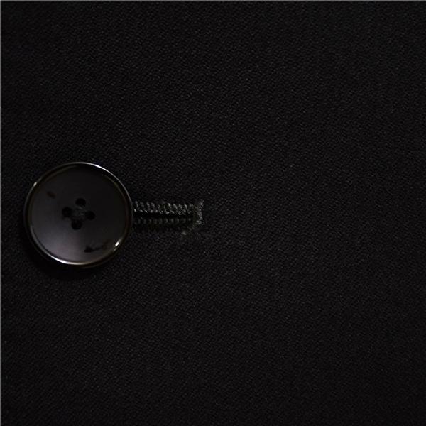 美品 パーソンズ フォーメン ３ピース 2つボタン シングルスーツ M AB4 ブラック ノータック 196025 合物 春夏秋  5XJ019 | PERSON'S(ファッション) | 02