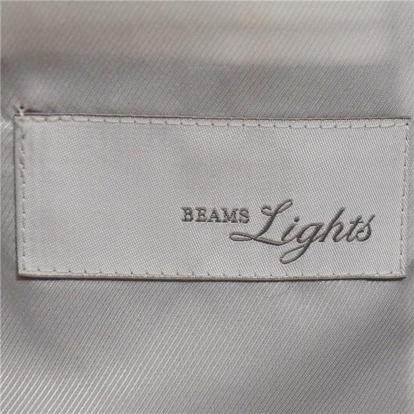 BEAMS 2つボタン シングルスーツ S YA3 ダークネイビー ストライプ ノータック 袖口4つ釦 開き見せ 5123-0029-277 合物 春秋  5XJ046 |  | 03