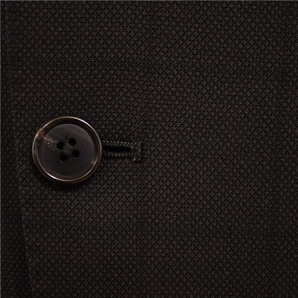 スーツカンパニー 2パンツ 2つボタン シングルスーツ M A5 ダークブラウン ノータック 袖口4つ釦 本切羽 AKT718 合物 春秋  5XJ062 | SUIT SQUARE | 02