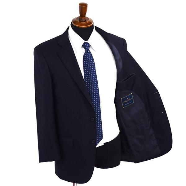 ブルックスブラザーズ 伊製 カノニコ 2つボタン シングルスーツ M AB5 ダークネイビー ノータック 19-01-8429-75-25 夏物 春夏  5XJ065 | BROOKS BROTHERS | 01