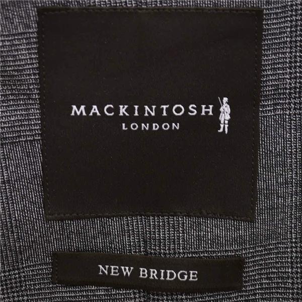 マッキントッシュ LONDON 2つボタン シングルスーツ M A6 ダークグレー グレンチェック ノータック G1H76-507-04 春夏  5XJ067 | MACKINTOSH PHILOSOPHY | 03