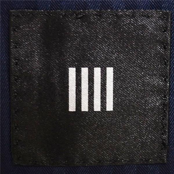 スーツセレクト 2つボタン シングルスーツ M A4 ダークネイビー ストライプ ノータック 袖口4つ釦 開き見せ BLK0051 夏物 春夏  5XJ071 | SUIT SELECT | 03