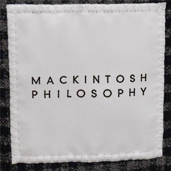 マッキントッシュ フィロソフィー 2つボタン シングルスーツ M YA5 ダークグレー チェック ノータック H1R70-751-07 夏物 春夏  5XJ075 | MACKINTOSH PHILOSOPHY | 03