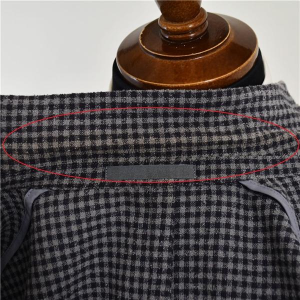 マッキントッシュ フィロソフィー 2つボタン シングルスーツ M YA5 ダークグレー チェック ノータック H1R70-751-07 夏物 春夏  5XJ075 | MACKINTOSH PHILOSOPHY | 06