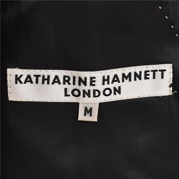 キャサリン ハムネット LONDON ３ピース 2つボタン シングルスーツ M Y5 ダークグレー ノータック 99K99-S04 合物 春秋  5XJ077 | KATHARINE HAMNETT LONDON | 03