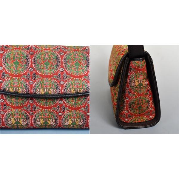 龍村美術織物 経錦 円文白虎朱雀錦 着物 和装バッグ 利休バッグ お茶席 結婚式 入学式 卒業式 ハンドバッグ ショルダーバッグ 5XK023 | ブランド登録なし | 04