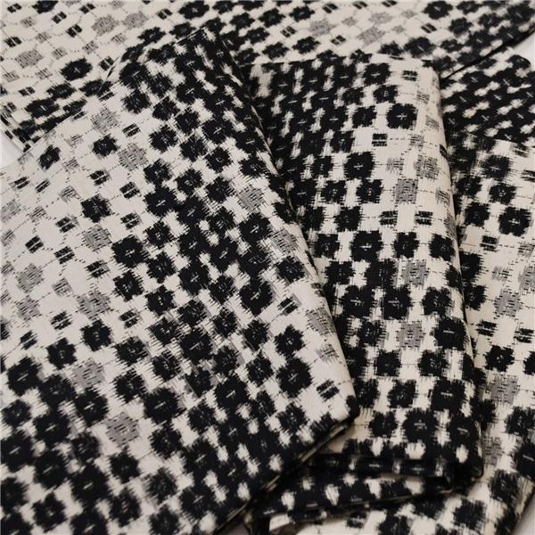 着物 正絹 女性 紬 小紋 袷きもの オフホワイト 黒 身丈167cm 絹100％ 普段着 お稽古 着付け 観劇 和装 カジュアル  5XK030 | ブランド登録なし | 07