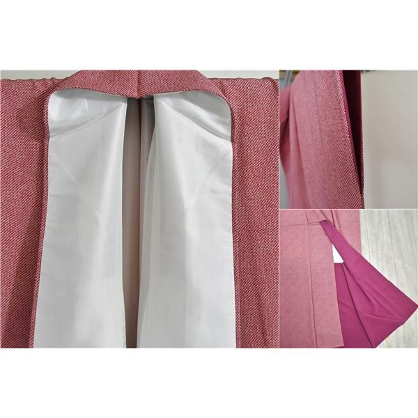 着物 正絹 女性 小紋 袷きもの 赤 鹿の子 絞り 染め 身丈162cm 絹100％ 普段着 お稽古 着付け 観劇 和装  5XK031 | ブランド登録なし | 04