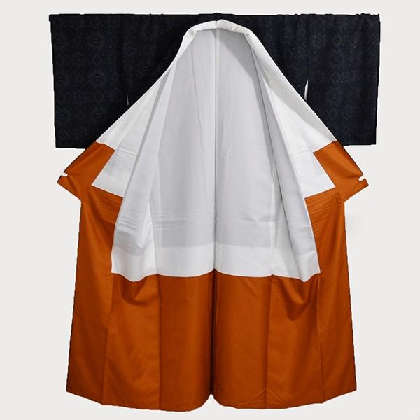 着物 正絹 女性 紬 絣 小紋 袷きもの ダークネイビー 濃紺 身丈153cm 絹100％ 普段着 お稽古 着付け 観劇 和装  5XK037 | ブランド登録なし | 01