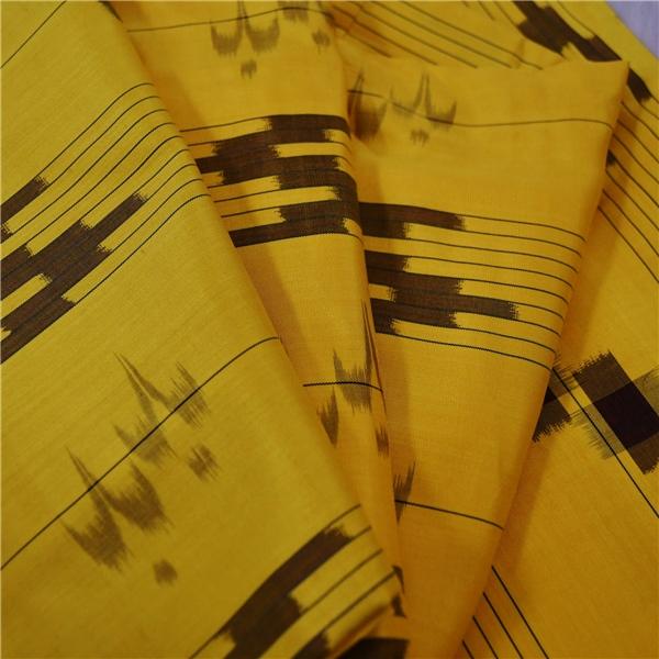 稀少 大城廣四郎(大城広四郎) 作 手おり 織物工房 琉球絣 証紙付 着物 正絹 女性 紬 小紋 身丈163cm 絹100％ 袷きもの 付下げ 5XK041 | ブランド登録なし | 08