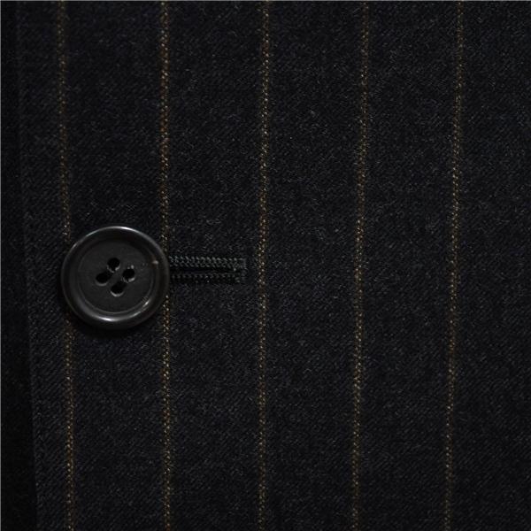 ブルックスブラザーズ 2つボタン シングルスーツ M YA7 ダークグレー ストライプ 袖口3つ釦 開き見せ 19-01-9217-04-62 合物 春秋  5XK043 | BROOKS BROTHERS | 02