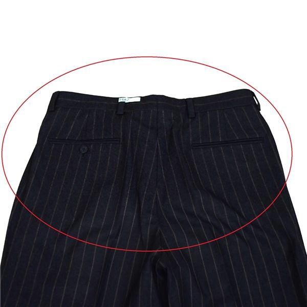 ブルックスブラザーズ 2つボタン シングルスーツ M YA7 ダークグレー ストライプ 袖口3つ釦 開き見せ 19-01-9217-04-62 合物 春秋  5XK043 | BROOKS BROTHERS | 05