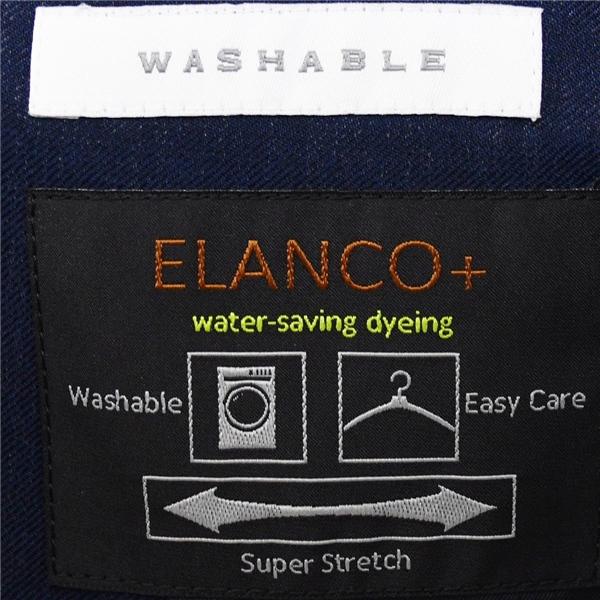 新品同様 未使用品 ユニバーサルランゲージ 2パンツ 2つボタン シングルスーツ M A5 ダークネイビー ノータック HQT205 通年 5XL002 | UNIVERSAL LANGUAGE | 04