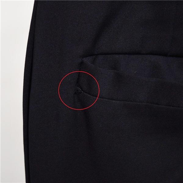 VERSACE 3つボタン シングルスーツ M A6 ブラック ツータック 袖口3つ釦 開き見せ ヴェルサーチ 29OR2 合物 春秋  5XL011 | VERSACE | 05