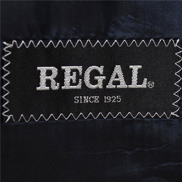 新品同様 未使用品 タグ付き リーガル 2パンツ 2つボタン シングルスーツ XXL E7 ダークネイビー ストライプ TRG08311-23 春夏 5XL014 | REGAL | 03