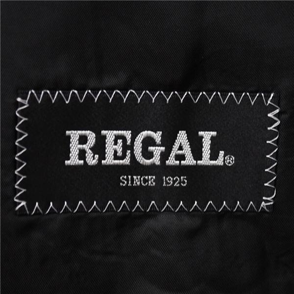 新品同様 未使用品 タグ付き リーガル 2パンツ 2つボタン シングルスーツ XXL E7 ブラック ストライプ TRG099082-33 夏物 春夏 薄手 5XL015 | REGAL | 03