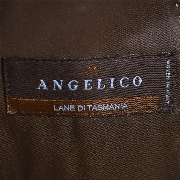 P.S.FA 伊製 アンジェリコ生地 3ピース 3つボタン シングルスーツ M Y5 ダークグレー チェック ノータック PC720304-15 春夏秋 5XL019 | Perfect Suit FActory | 04