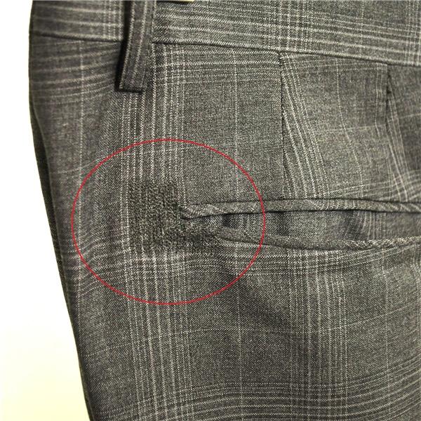 P.S.FA 伊製 アンジェリコ生地 3ピース 3つボタン シングルスーツ M Y5 ダークグレー チェック ノータック PC720304-15 春夏秋 5XL019 | Perfect Suit FActory | 08