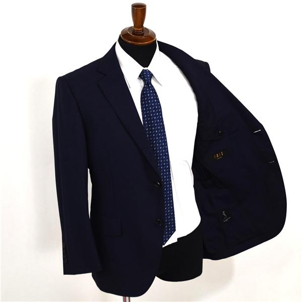 DAKS LONDON 伊製 エルメネジルドゼニア生地 2つボタン シングルスーツ M AB4 ダークネイビー 千鳥格子 ダックス SR-DD-HM-0711 5XL020 | DAKS | 01