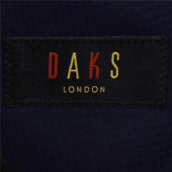 DAKS LONDON 伊製 エルメネジルドゼニア生地 2つボタン シングルスーツ M AB4 ダークネイビー 千鳥格子 ダックス SR-DD-HM-0711 5XL020 | DAKS | 03