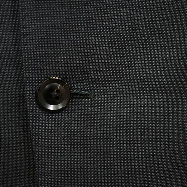 DAKS LONDON 2つボタン シングルスーツ M AB4 ダークグレー 袖口4つ釦 開き見せ SR-DD-HM-00703 夏物 春夏 薄手 5XL021 | DAKS | 02