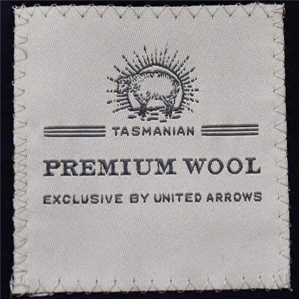 美品 ユナイテッドアローズ 2パンツ 2つボタン シングルスーツ M A5 ダークネイビー ノータック 袖口4つ釦 1126-259-6364 合物 春秋 5XL022 | UNITED ARROWS | 03