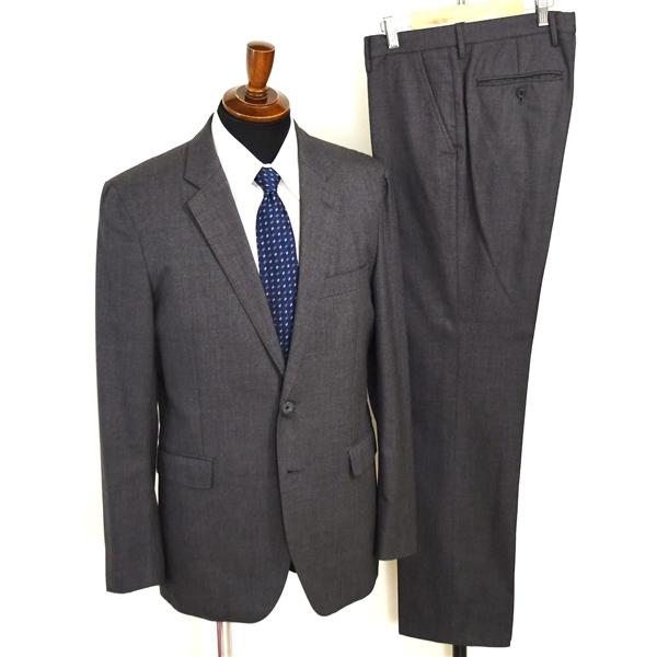ユナイテッドアローズ 2つボタン シングルスーツ L A7 ダークグレー ノータック 袖口4つ釦 開き見せ 1121-272-1265 夏物 春夏 薄手 5XL023 | UNITED ARROWS