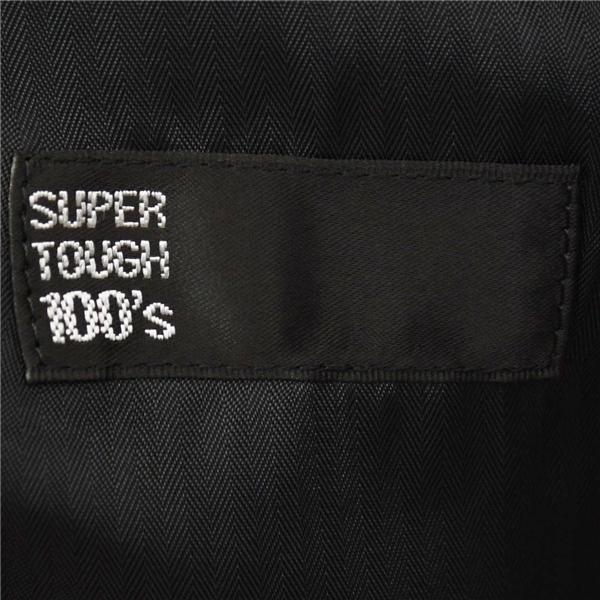 スーツセレクト Super100's生地 2つボタン シングルスーツ M Y5 ブラック ノータック 袖口4つ釦 開き見せ BLL9400 夏物 春夏 薄手 5XL034 | SUIT SELECT | 04