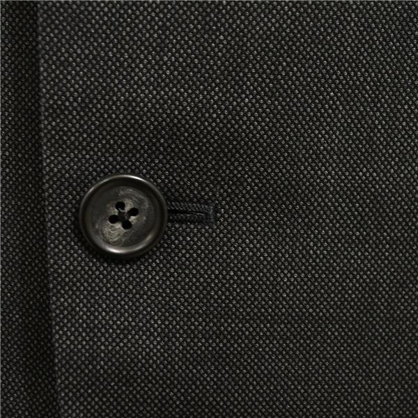 ダーバン 2つボタン シングルスーツ M BB4 ダークグレー バーズアイ ワンタック 袖口4つ釦 開き見せ L810113-98-601 合物 春秋 5XL043 | D'URBAN | 02