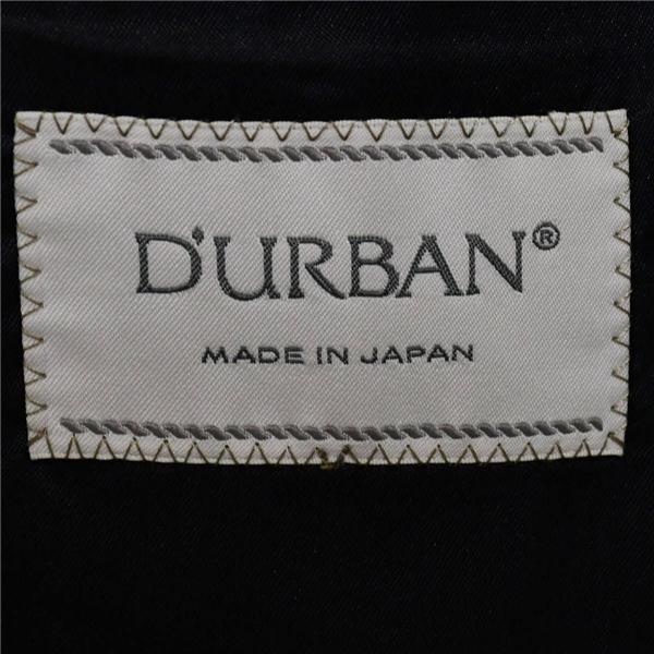 ダーバン 2つボタン シングルスーツ M BB4 ダークグレー バーズアイ ワンタック 袖口4つ釦 開き見せ L810113-98-601 合物 春秋 5XL043 | D'URBAN | 03