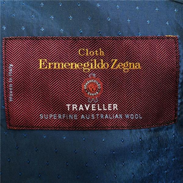 Michelangelo 伊製 エルメネジルドゼニア ２パンツ 3つボタン シングルスーツ M AB4 ダークネイビー ノータック 776255 合物 春秋 5XL046 | ZEGNA | 04