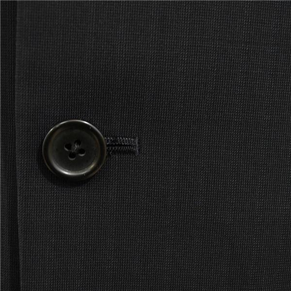 ダーバン 2つボタン シングルスーツ M AB5 ブラック ストライプ 袖口3つ釦 開き見せ L413106-99-033 夏物 春夏 薄手 5XL054 | D'URBAN | 02