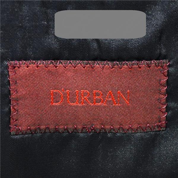 ダーバン 2つボタン シングルスーツ M AB5 ブラック ストライプ 袖口3つ釦 開き見せ L413106-99-033 夏物 春夏 薄手 5XL054 | D'URBAN | 03