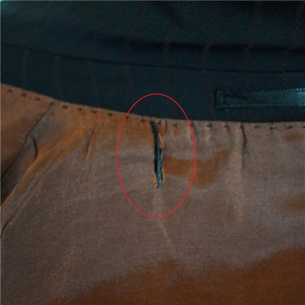 HUGO BOSS 3つボタン シングルスーツ XL A9 ブラック ストライプ ノータック 袖口4つ釦 開き見せ 33537/030 合物 春秋 5XL056 | HUGO BOSS | 06