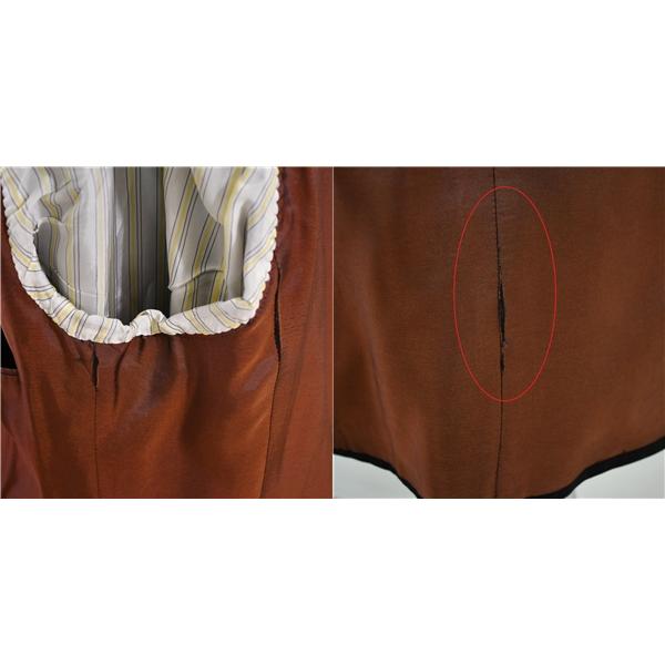 HUGO BOSS 3つボタン シングルスーツ XL A9 ブラック ストライプ ノータック 袖口4つ釦 開き見せ 33537/030 合物 春秋 5XL056 | HUGO BOSS | 07