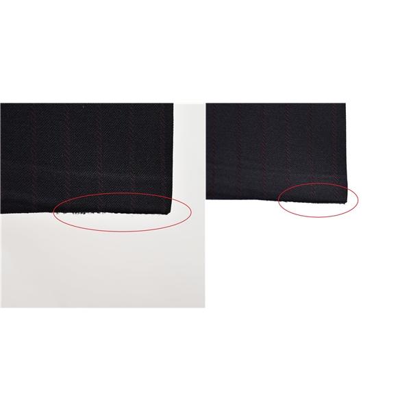 HUGO BOSS 3つボタン シングルスーツ XL A9 ブラック ストライプ ノータック 袖口4つ釦 開き見せ 33537/030 合物 春秋 5XL056 | HUGO BOSS | 08