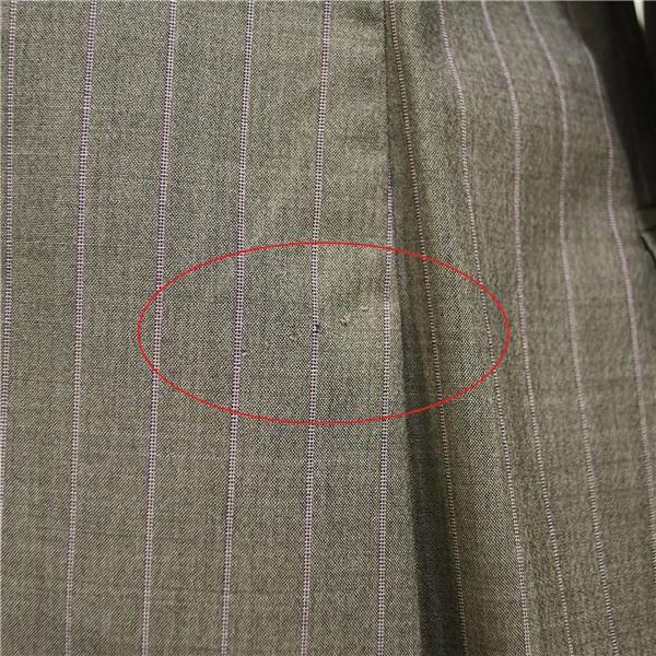 HUGO BOSS 伊製 ロロピアーナ生地 2つボタン シングルスーツ XL A9 ライトグレー ストライプ ノータック 50154967-260 春夏物 5XL057 | HUGO BOSS | 06