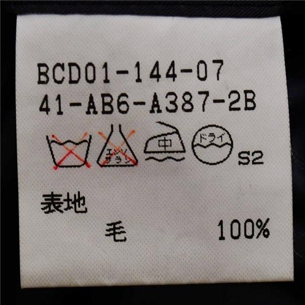 バーバリー ブラックレーベル 2つボタン シングルスーツ M A6 ダークグレー ストライプ 袖口4つ釦 開き見せ BCD01-144-07 合物 春秋 5XL059 | BURBERRY BLACK LABEL | 04