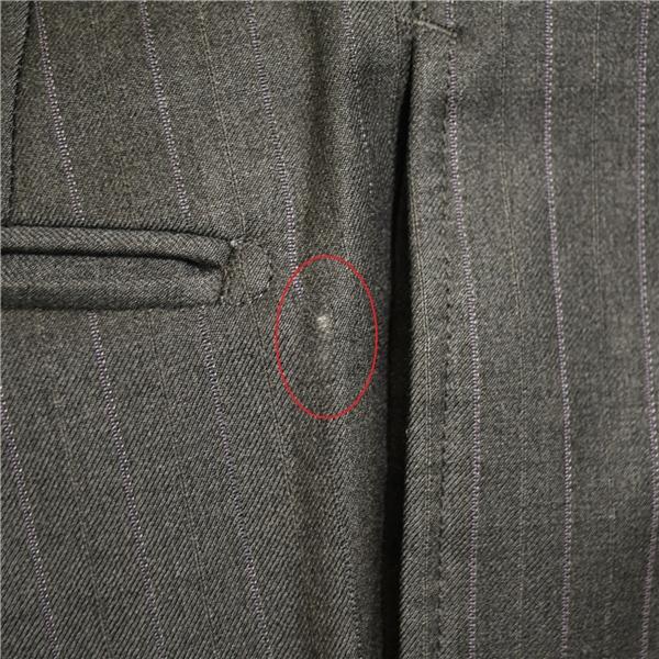 バーバリー ブラックレーベル 2つボタン シングルスーツ M A6 ダークグレー ストライプ 袖口4つ釦 開き見せ BCD01-144-07 合物 春秋 5XL059 | BURBERRY BLACK LABEL | 09