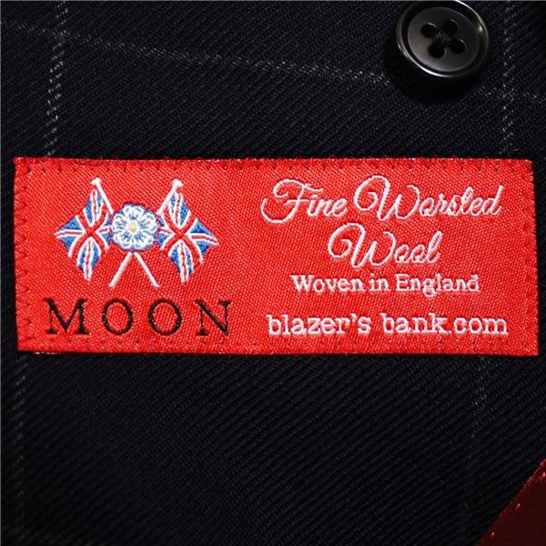 blazer's bank.com スーツカンパニー 3ピース 2つボタン シングルスーツ M A5 濃紺 ネイビー ウインドペン ノータック 3401870 春秋 5XL061 | SUIT SQUARE | 04