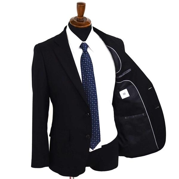 美品 スーツセレクト 2つボタン シングルスーツ M A5 ダークネイビー ワンタック 袖口4つ釦 開き見せ SLSP2102 合物 春秋 5XL062 | SUIT SELECT | 01